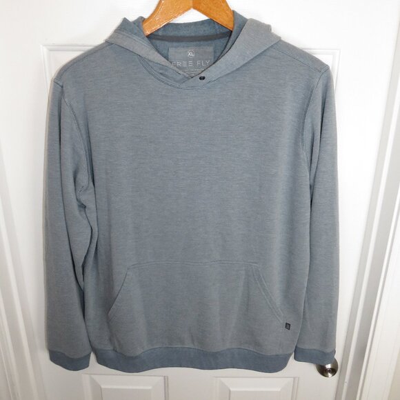 Free Fly Hoodie Mens XL Performance Lighweight Bamboo Fleece Pullover* - Picture 1 of 4